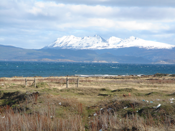 41 - Les montagne en face d'Ushuaia