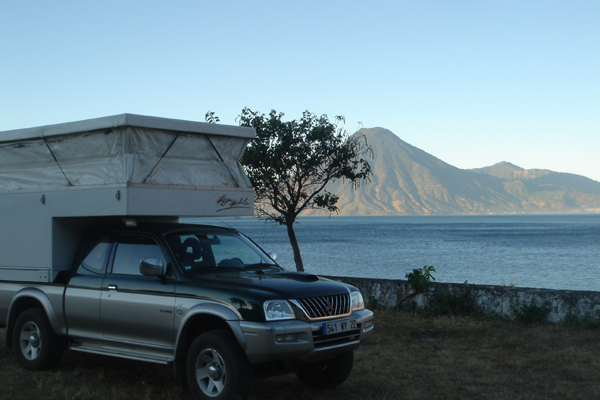 G17 - Notre bivouac &agrave; Panajachel