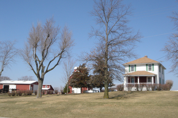 USA85 - ferme dans les plaines du Nébrasca